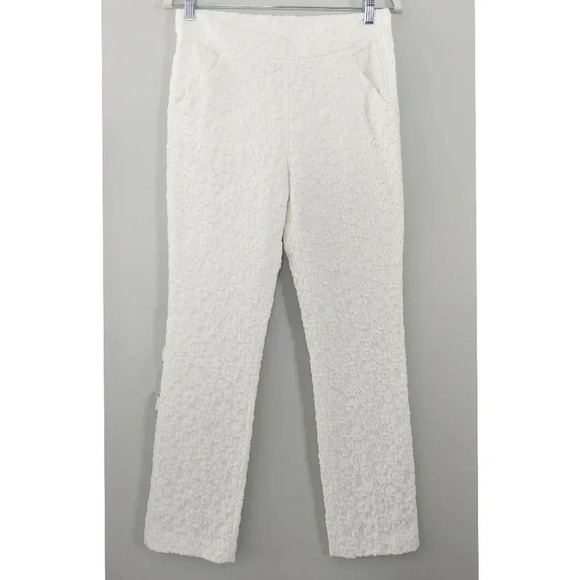 Hache Textured Straight Leg Pant - Picture 1 of 8